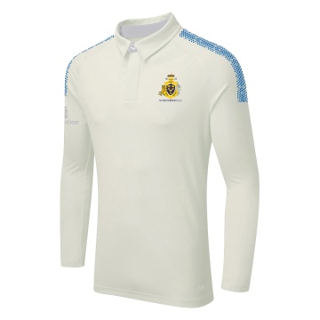 DUAL LONG SLEEVE CRICKET SHIRT (WOMENS)-Ivory