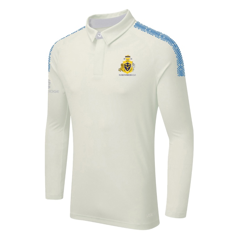 DUAL LONG SLEEVE CRICKET SHIRT (WOMENS)-Ivory